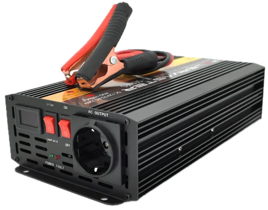 Інвертор напруги Powermaster PWR1200, 24V/220V, 1200W