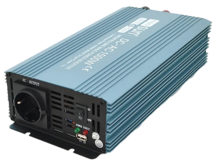 Інвертор напруги Mexxsun MXS-1500, 24V/220V, 1500W в інтернет-магазині, головне фото