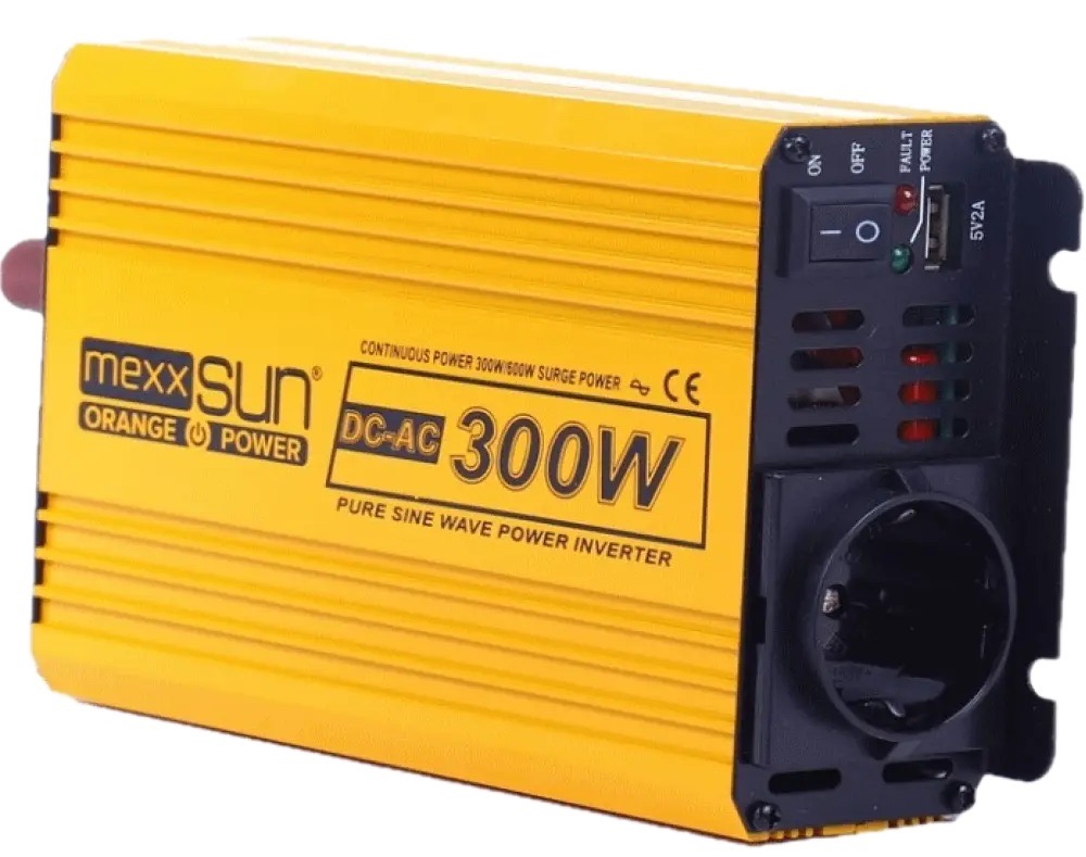 Інвертор напруги Mexxsun MXSPSW-300, 12V/220V, 300W ціна 3800 грн - фотографія 2