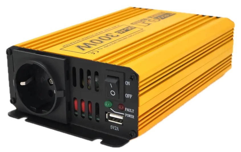 Інвертор напруги Mexxsun MXSPSW-300, 12V/220V, 300W в інтернет-магазині, головне фото