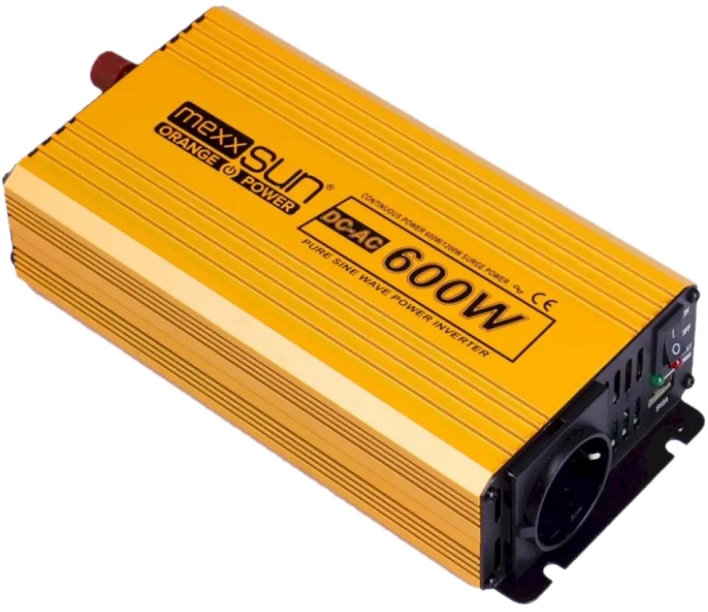 Інвертор напруги Mexxsun MXSPSW-600, 12V/220V, 600W ціна 7020 грн - фотографія 2