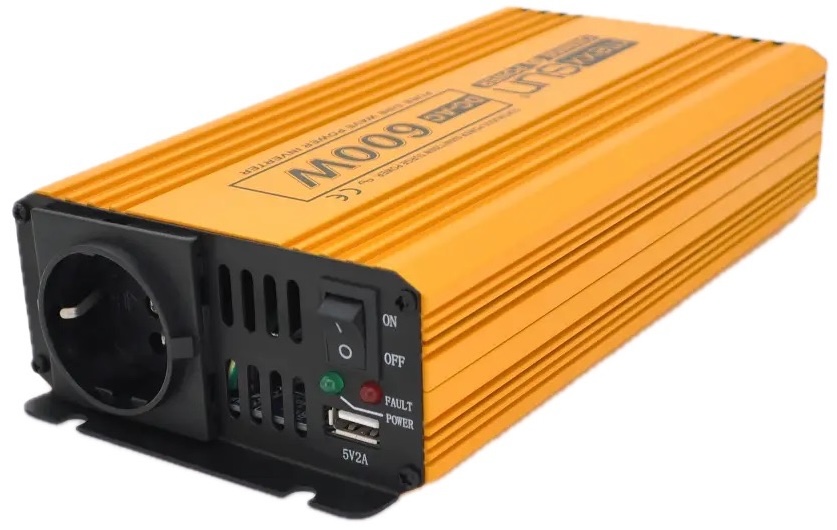 Інвертор напруги Mexxsun MXSPSW-600, 12V/220V, 600W в інтернет-магазині, головне фото