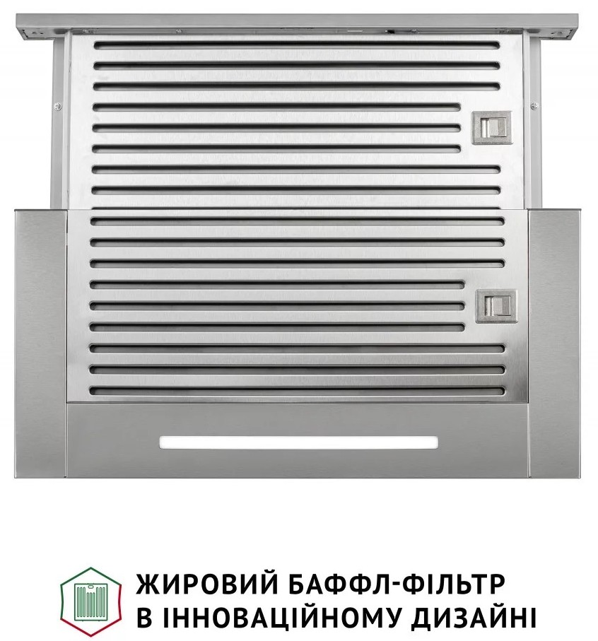 Кухонна витяжка Perfelli Iseo 6PSF Inox зовнішній вигляд - фото 9