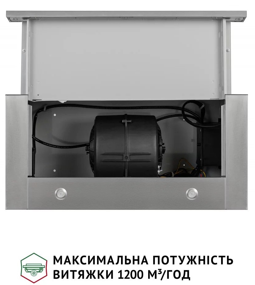 Кухонна витяжка Perfelli Iseo 6PMF Inox огляд - фото 8