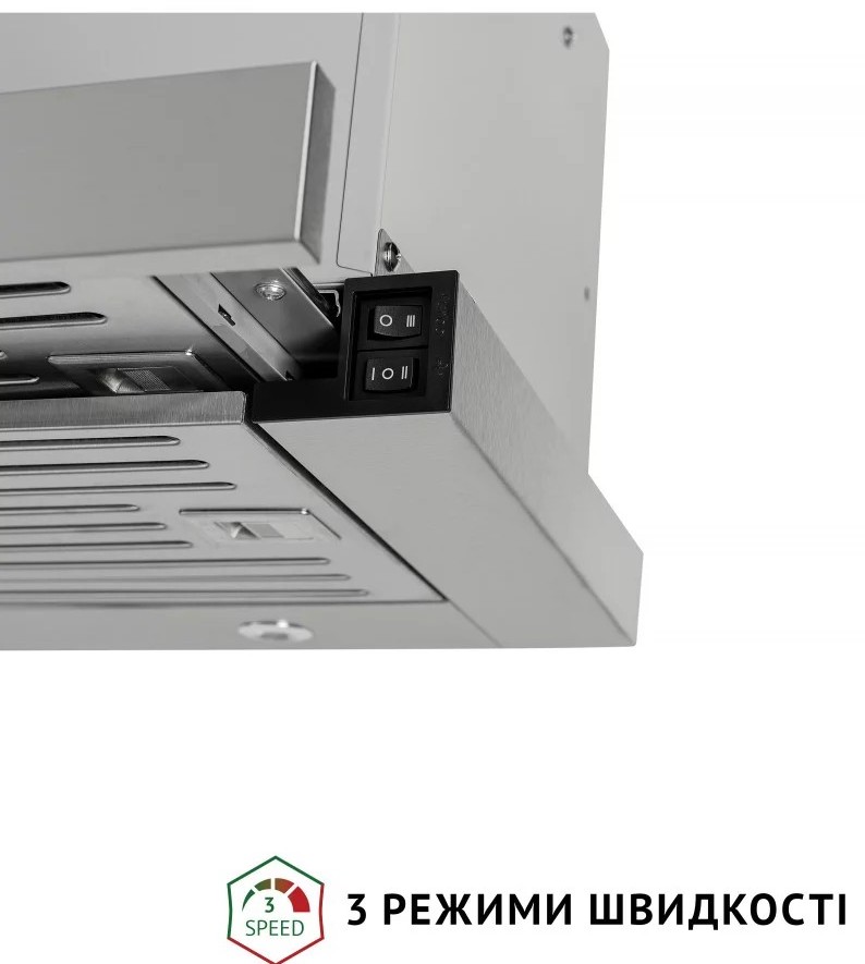 Кухонна витяжка Perfelli Iseo 6PMF Inox характеристики - фотографія 7