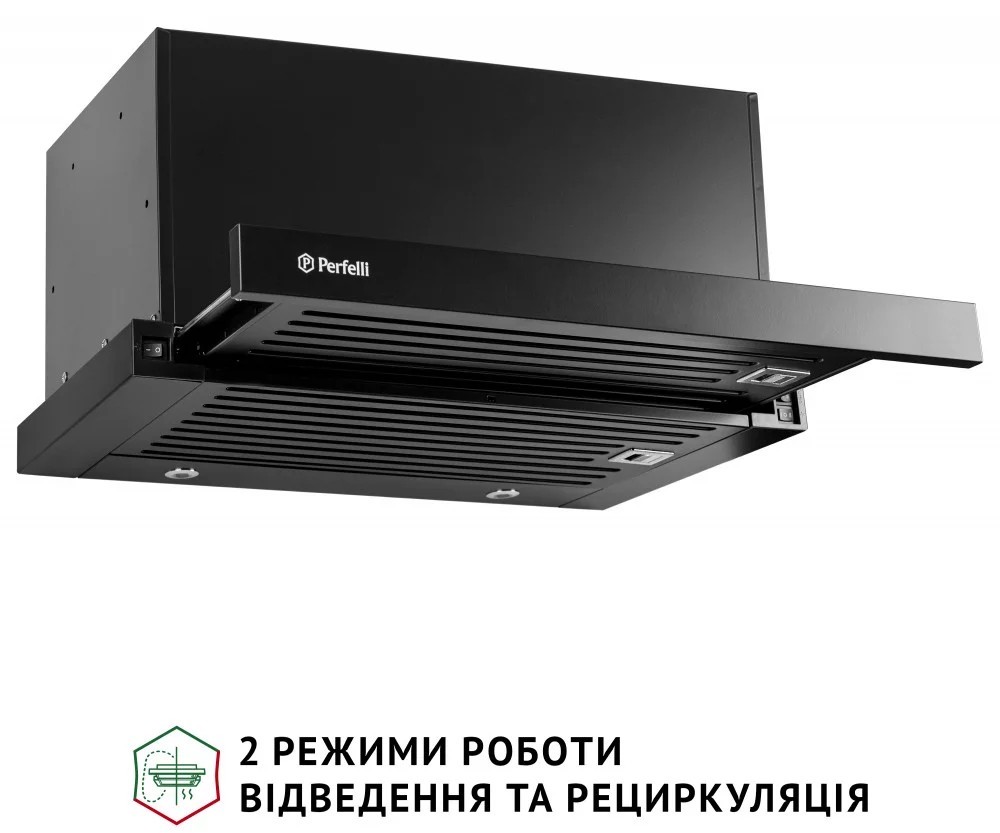 в продажу Кухонна витяжка Perfelli Iseo 6PMF Nero - фото 3