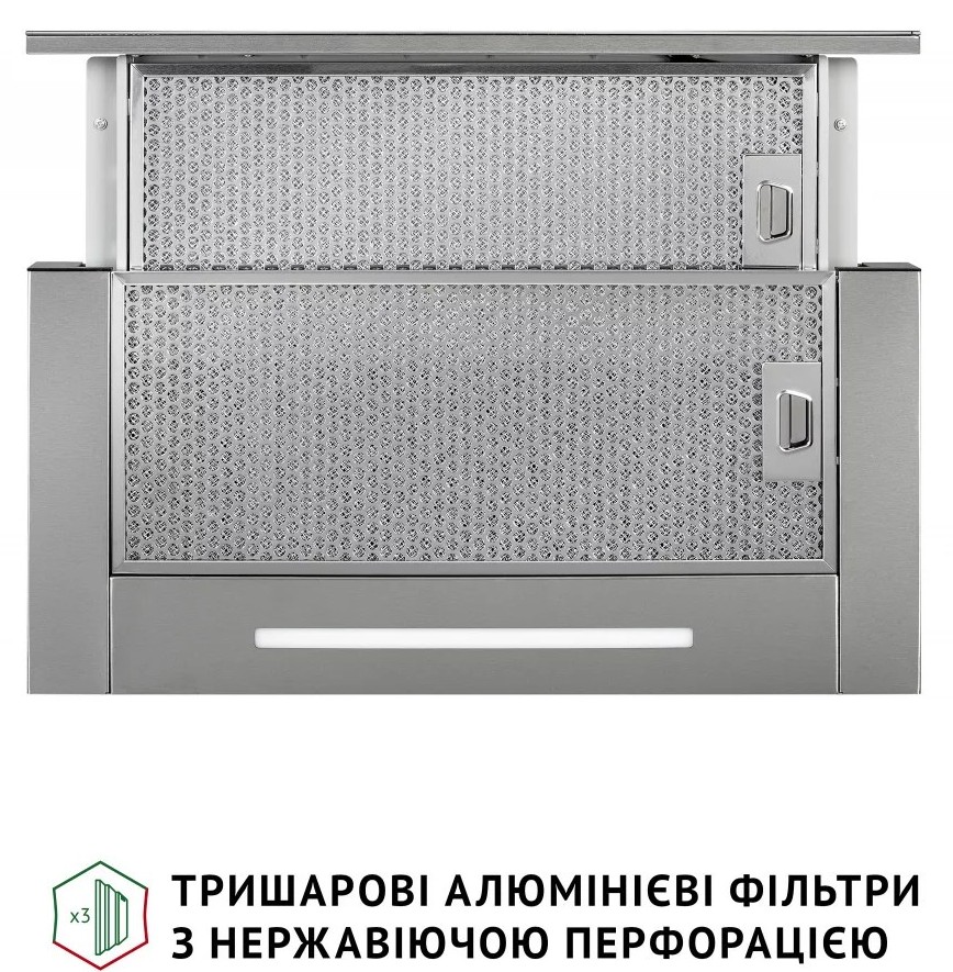 Кухонная вытяжка Perfelli Iseo 6PWX Inox внешний вид - фото 9