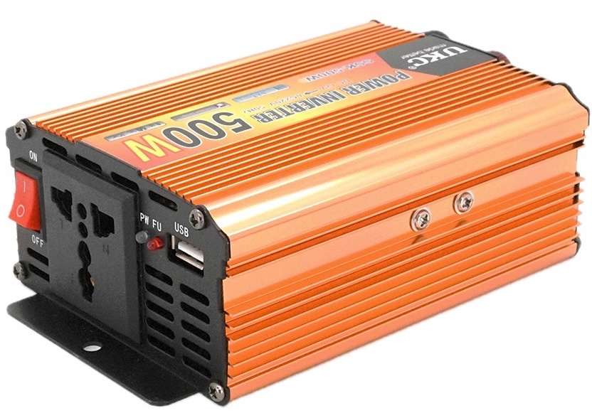 Инвертор напряжения UKC YT-500W-CI12V, 300W, 12/220V