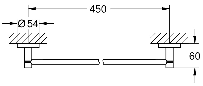 Grohe QuickFix Start 41197DC0 Габаритні розміри