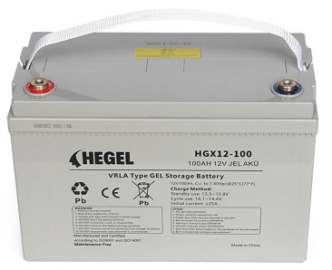 Акумулятор Hegel Gel 100-12 12V 100Ah (6-CNFJ-100) ціна 14158 грн - фотографія 2