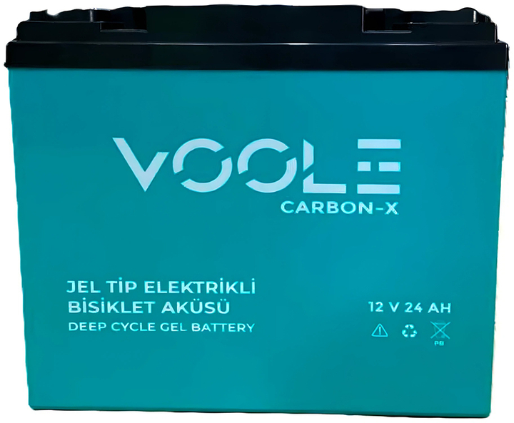 Акумулятор Voole Gel 12V 24Ah, Blue, Q5 в інтернет-магазині, головне фото