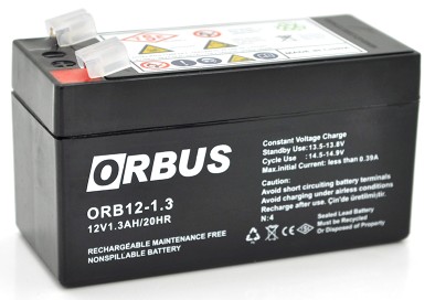 Аккумулятор Orbus ORB1213 AGM 12V 1,3Ah, Q20/450 в интернет-магазине, главное фото