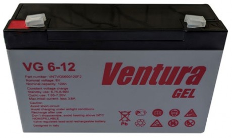 Аккумулятор Ventura VG 6-12 Gel 6V 12Ah, Q10 в интернет-магазине, главное фото