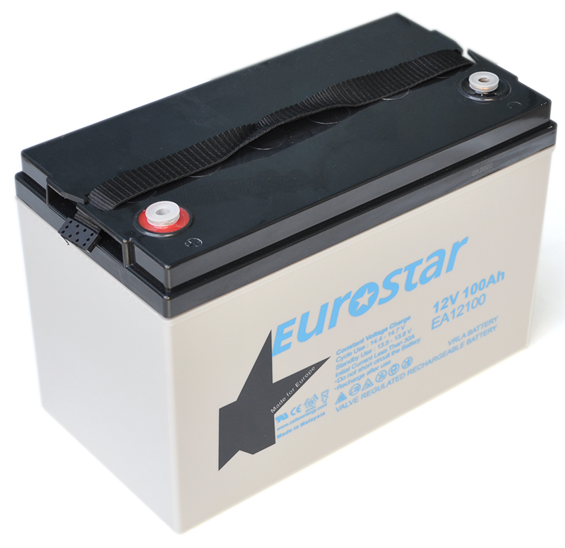 Voltronic AGM Eurostar EA12100 12V 100Ah, Q1 (Gray)