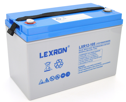 Акумулятор Lexron LXR12-105 Gel 12V 105Ah Deep Cycle ціна 9500 грн - фотографія 2