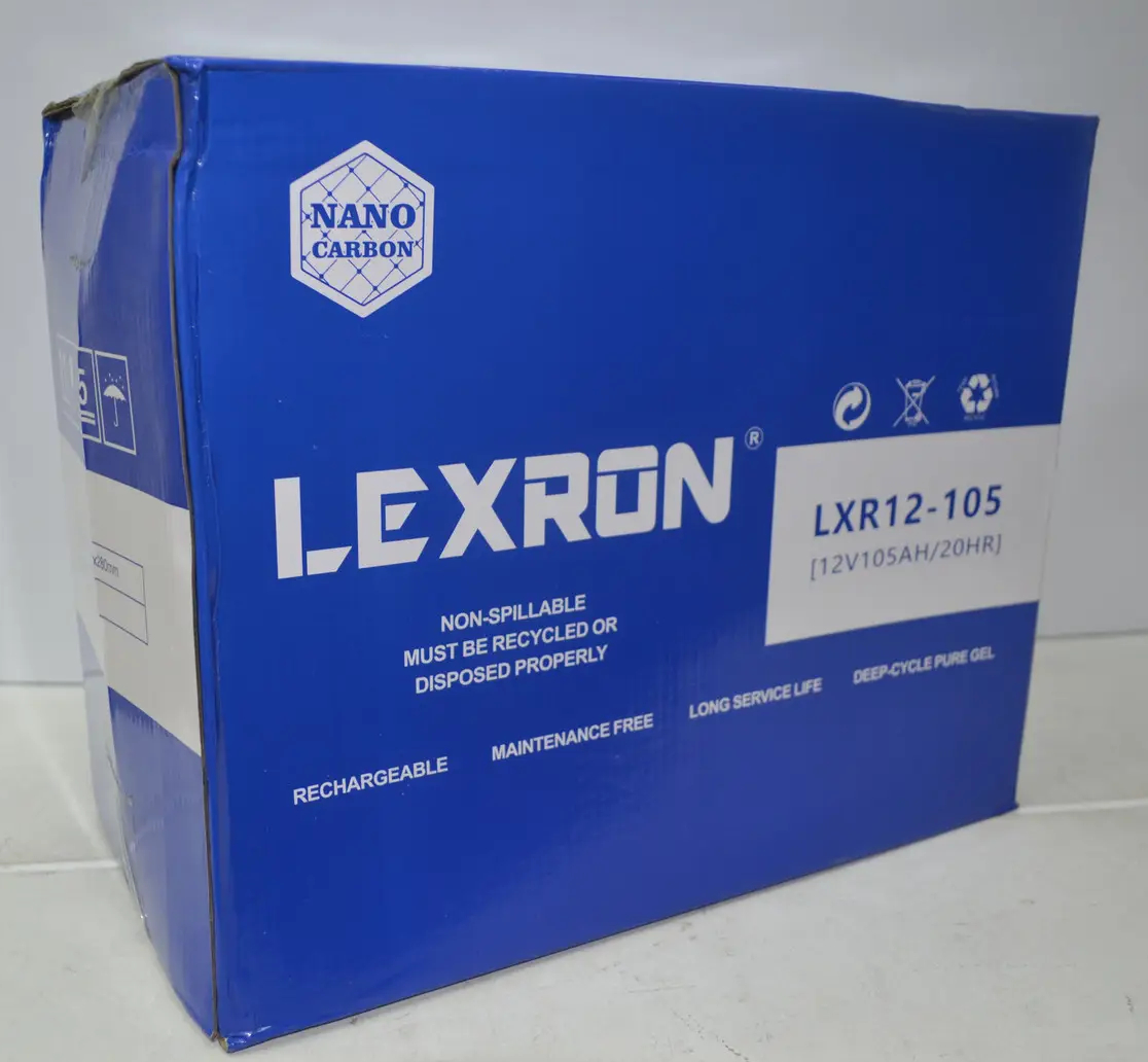 продаємо Lexron LXR12-105 Gel 12V 105Ah Deep Cycle в Україні - фото 4