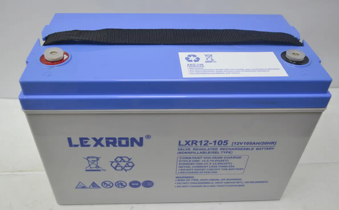 в продажу Акумулятор Lexron LXR12-105 Gel 12V 105Ah Deep Cycle - фото 3