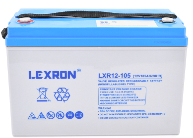 Lexron LXR12-105 Gel 12V 105Ah Deep Cycle