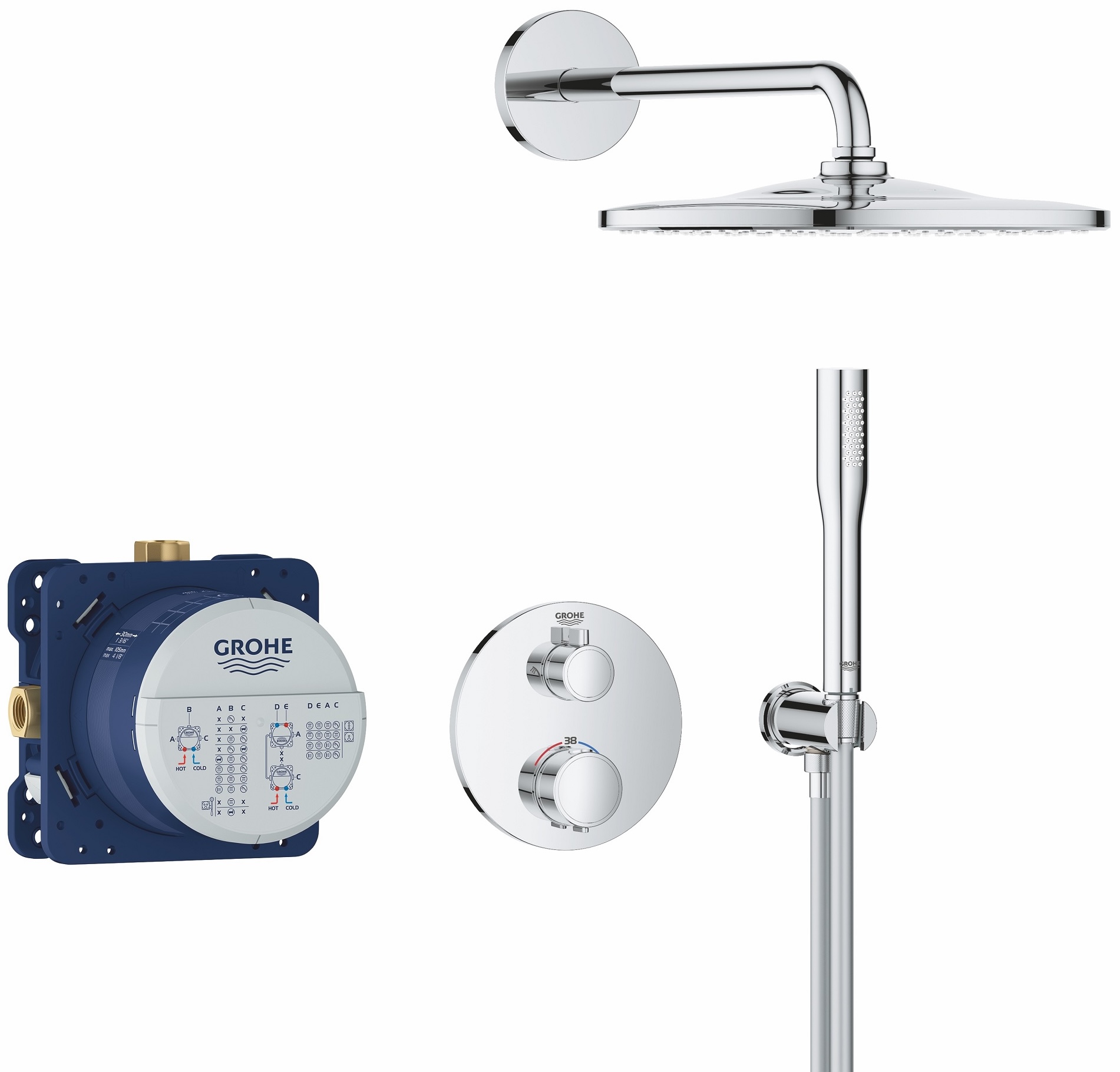 Душова система Grohe QuickFix Precision 34880000 ціна 27499 грн - фотографія 2