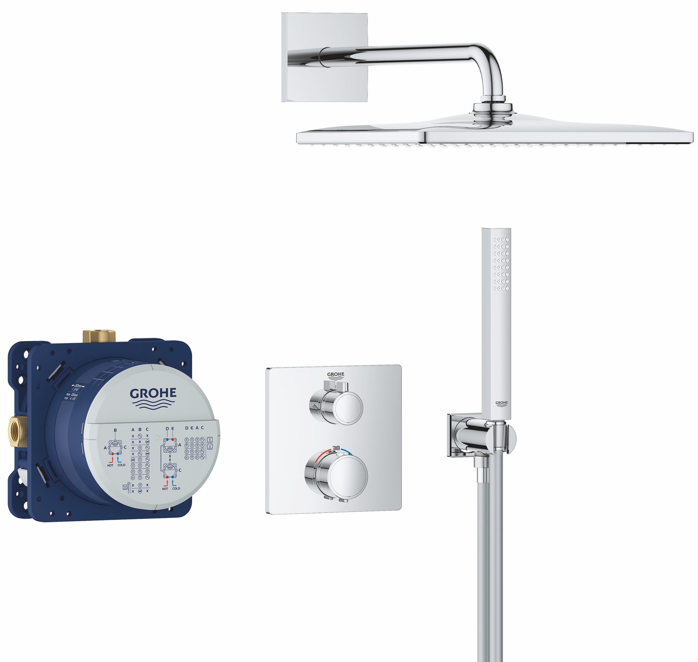 Душевая система Grohe QuickFix Precision 34881000 цена 27499 грн - фотография 2