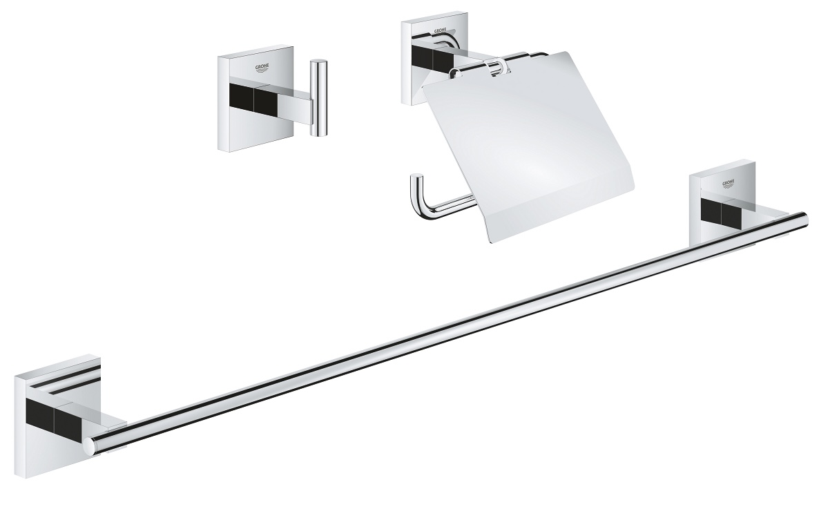 Набор аксессуаров для ванной Grohe QuickFix Start Cube 41124000