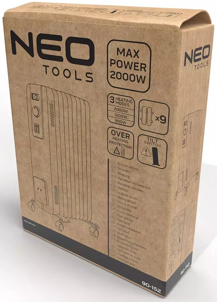 Масляный обогреватель Neo Tools 90-152 характеристики - фотография 7