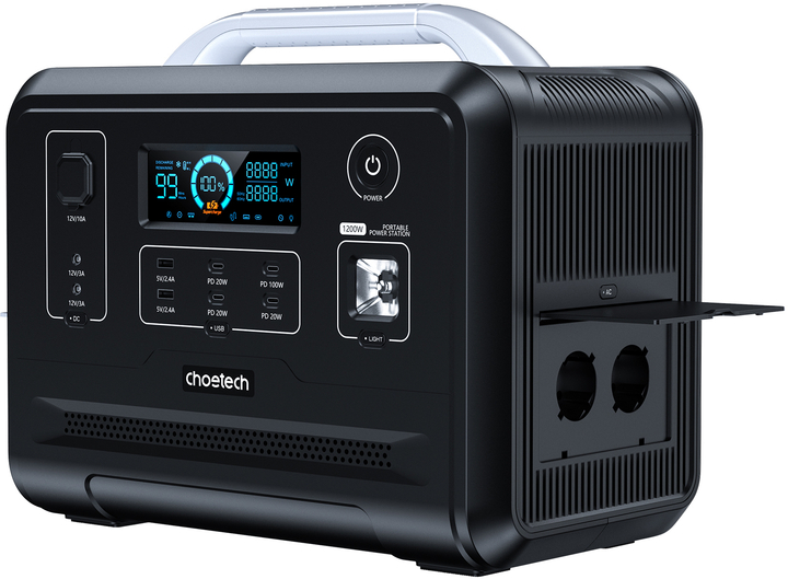 Портативна зарядна станція Choetech 1200W Powerstation (BS005) ціна 34999 грн - фотографія 2