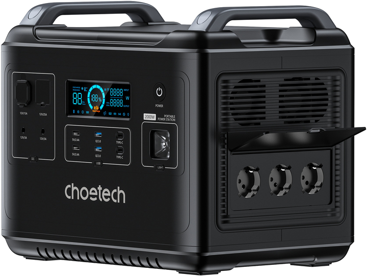 в продажу Портативна зарядна станція Choetech 2000W Powerstation (BS006) - фото 3