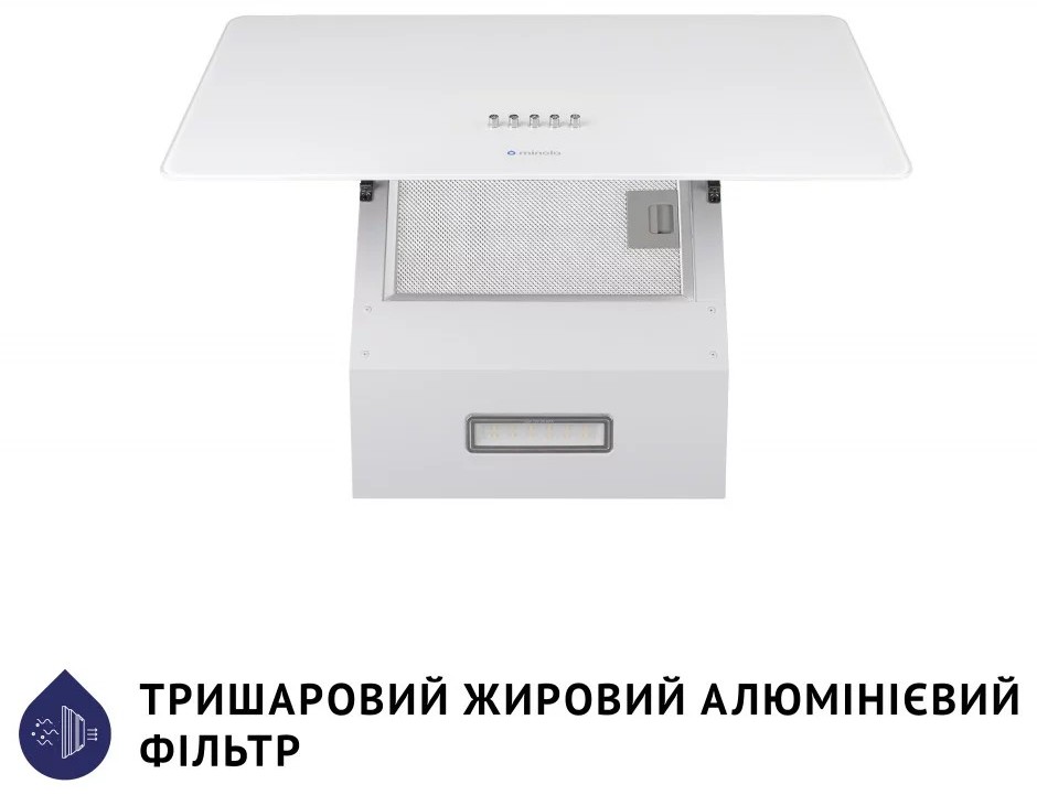 Кухонна витяжка Minola HDN 5224 WH 700 LED інструкція - зображення 6