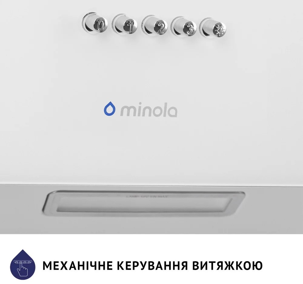 Кухонная вытяжка Minola HDN 5224 WH 700 LED внешний вид - фото 9