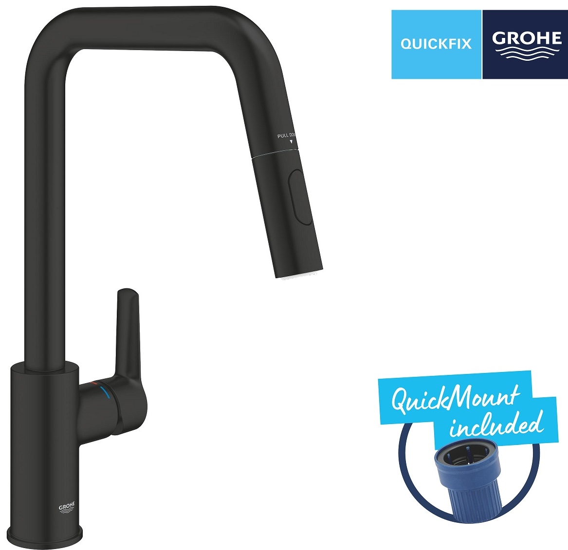 Змішувач для кухні Grohe QuickFix Start 306312430 відгуки - зображення 5