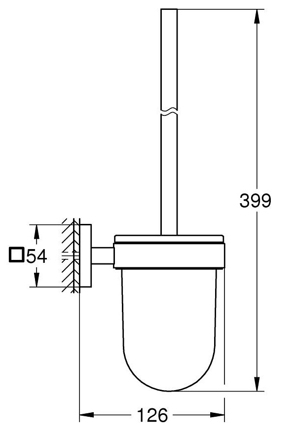 Grohe QuickFix Start Cube 409772430 Габаритные размеры