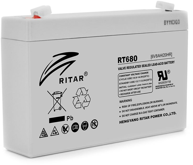 Ritar RT680 AGM 6V 8Ah, Q10