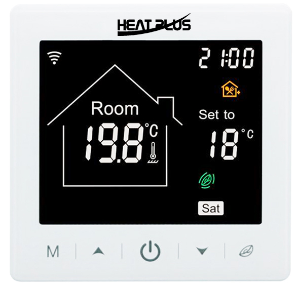 Терморегулятор Heat Plus M2-1.716 White Wi-Fi в інтернет-магазині, головне фото