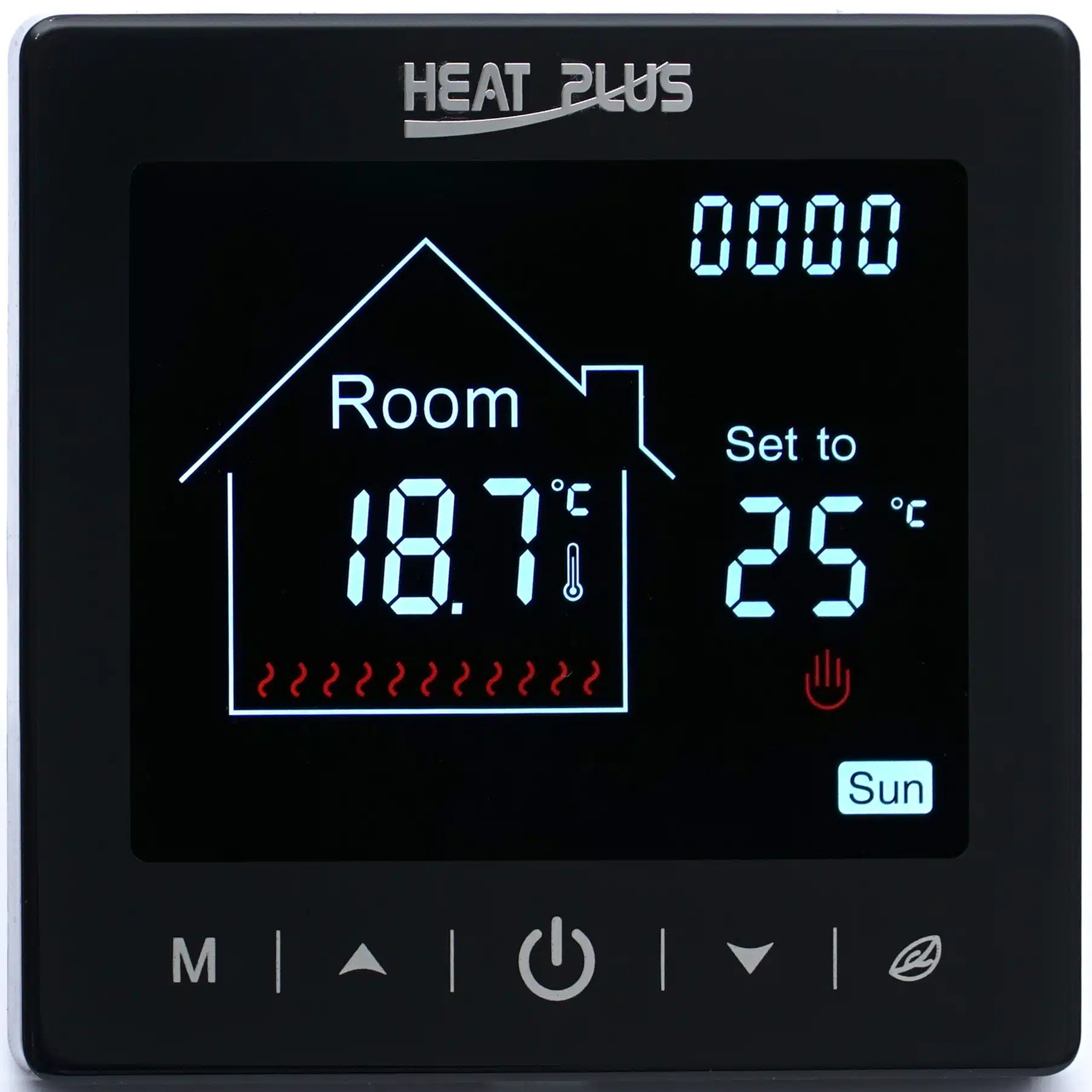 Терморегулятор Heat Plus M2-1.716 Black Wi-Fi