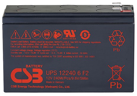 CSB UPS122460, 12V 5Ah Q12