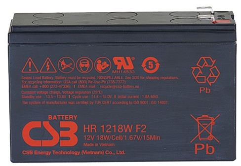 CSB HR1218WF2 12V 4,5Ah