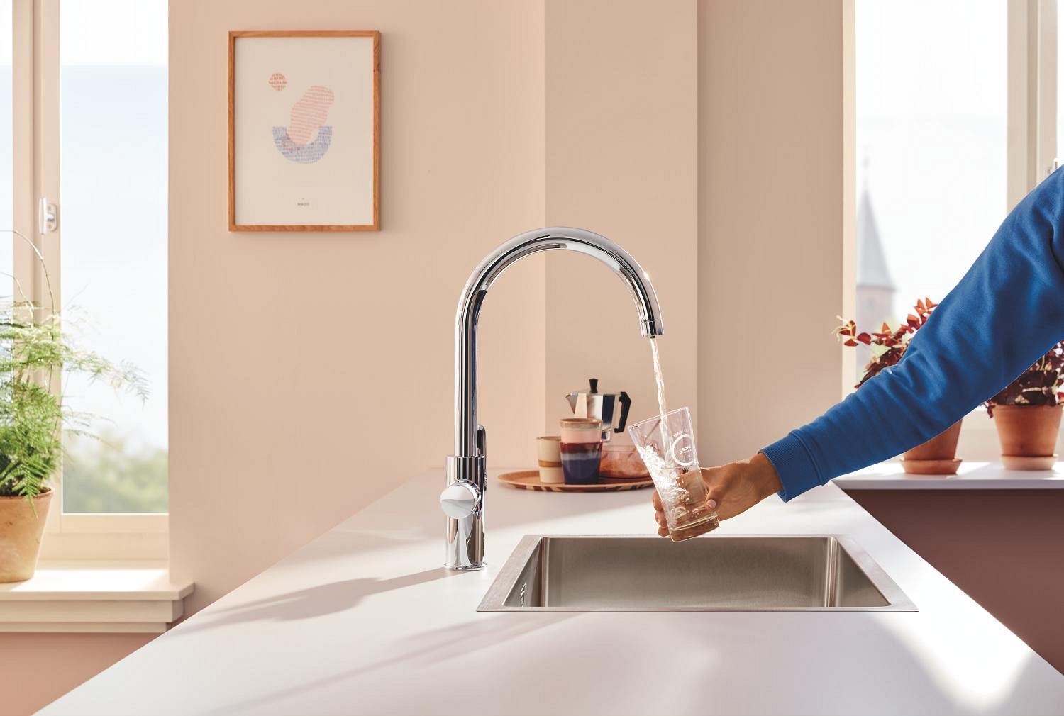 Змішувач з фільтром води Grohe Blue Pure StartCurve + Ecosoft Standard MO550ECOSTD (MO55030592) інструкція - зображення 6