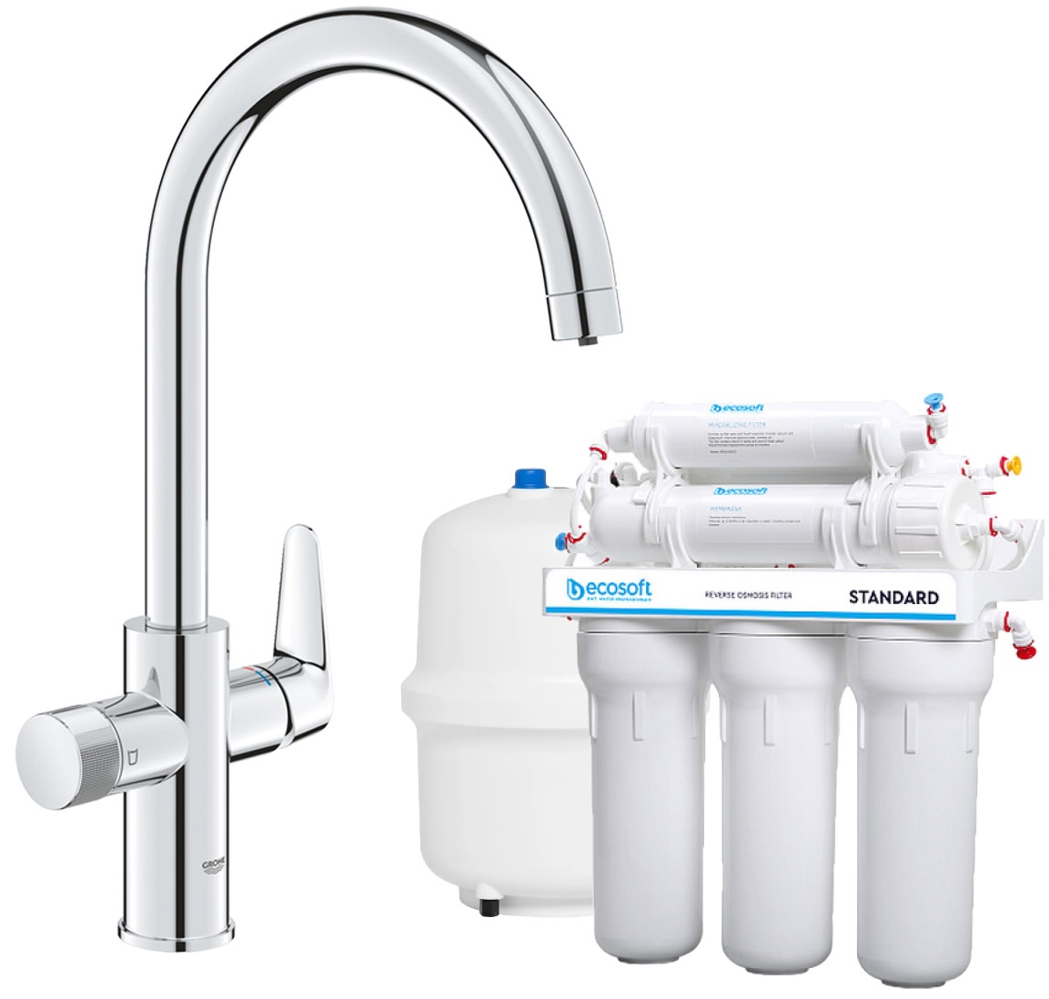 Змішувач з фільтром води Grohe Blue Pure StartCurve + Ecosoft Standard MO550ECOSTD (MO55030592)