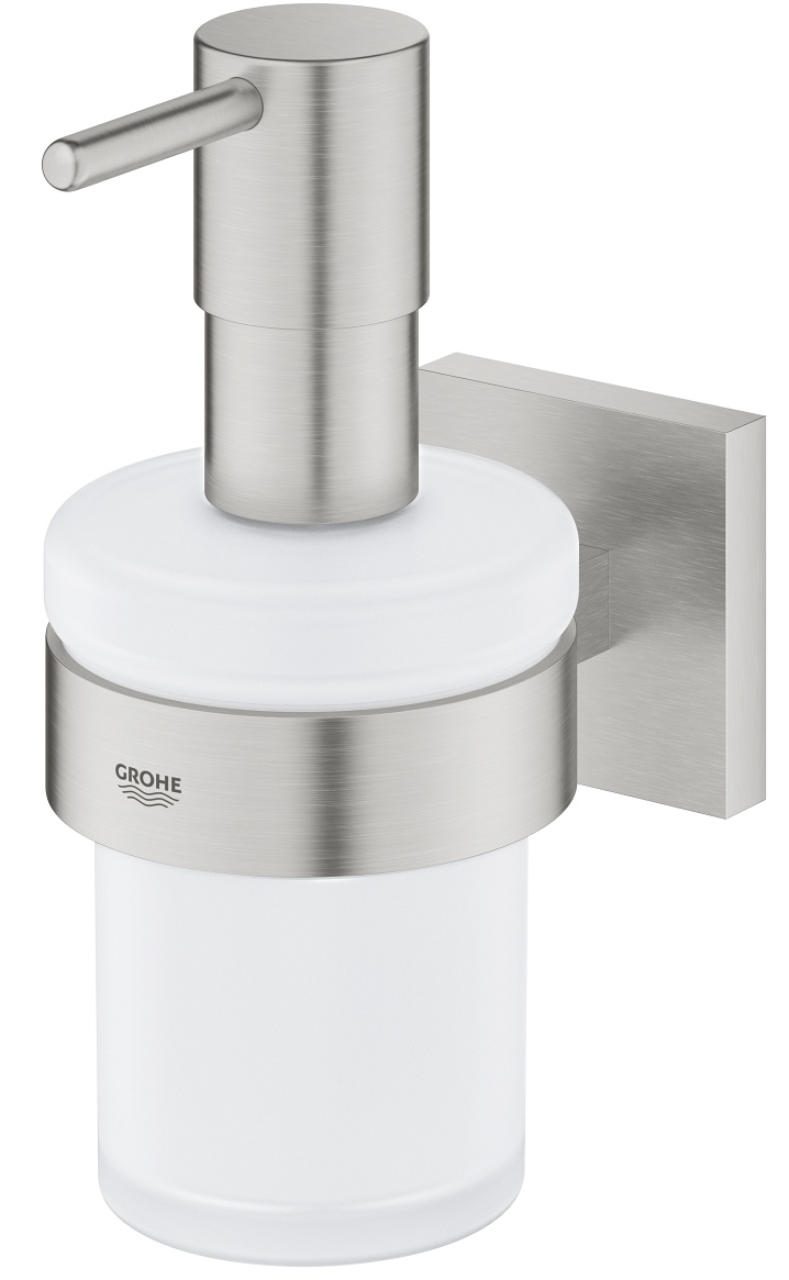 Дозатор для рідкого мила з тримачем Grohe QuickFix Start Cube 41098DC0 ціна 3699 грн - фотографія 2