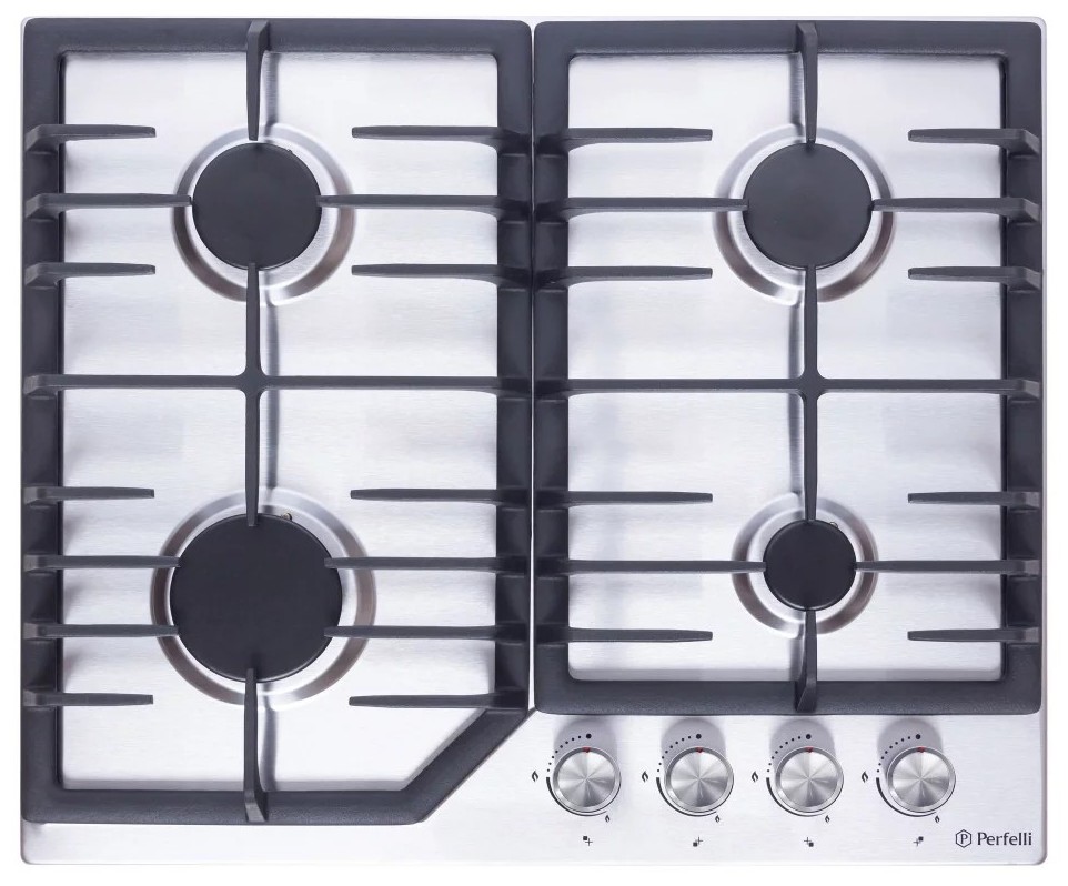 Варочная поверхность с электроподжигом Perfelli Diamond M69C Inox