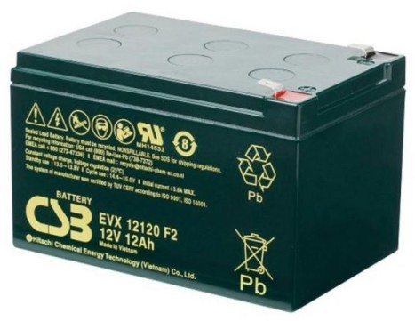 CSB EVX12120, 12V 12Ah, Q6