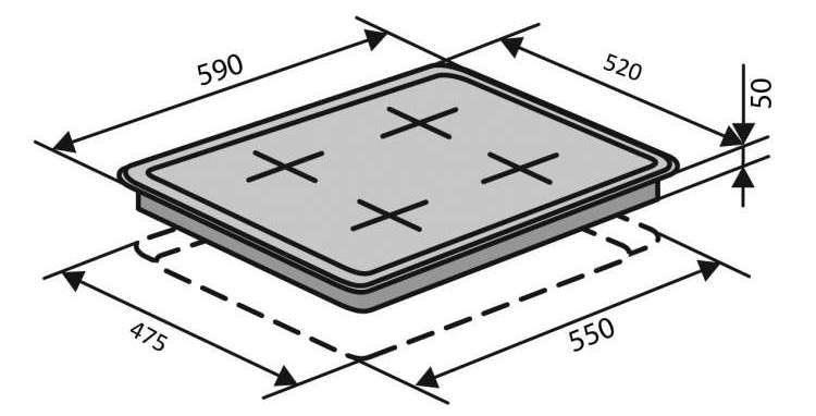 Ventolux HG640-DA3 CEST (AN) Габаритные размеры