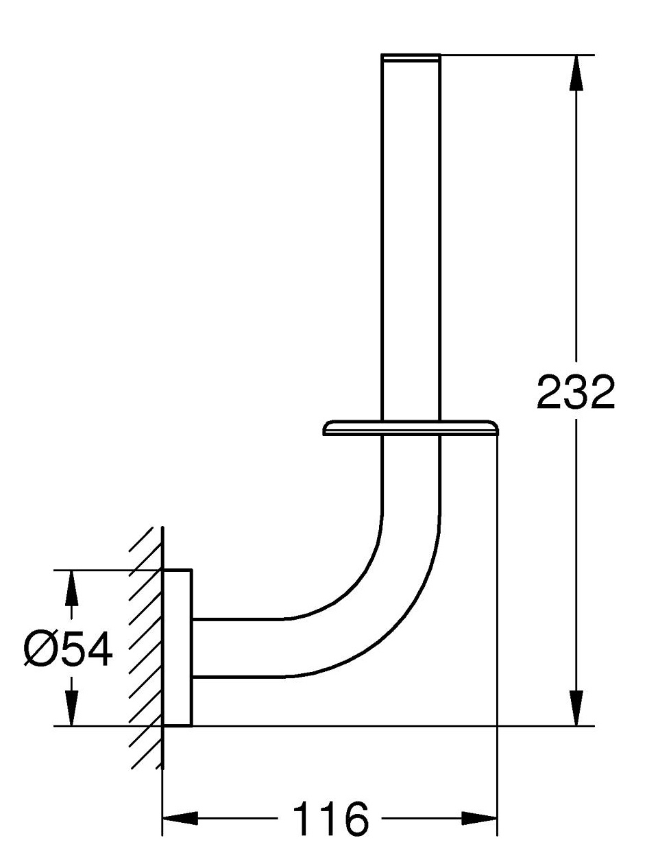 Grohe QuickFix Start 411862430 Габаритні розміри