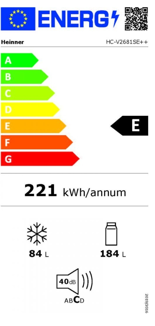 в продажу Холодильник Heinner HC-V2681SE++ - фото 3