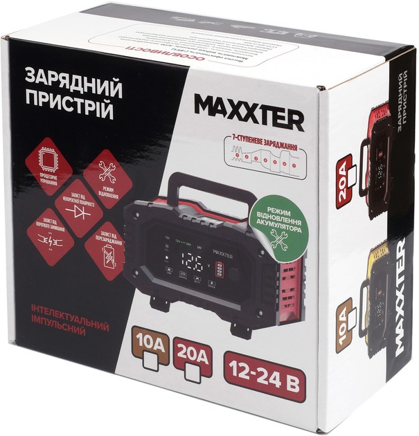 в продажу Інтелектуальний зарядний пристрій Maxxter MX-CHR-1224V20P - фото 3