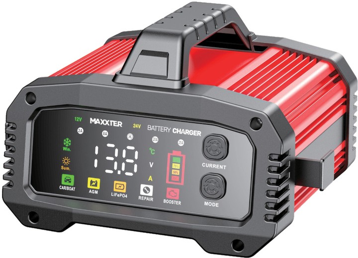 Интеллектуальное зарядное устройство Maxxter MX-CHR-1224V25M