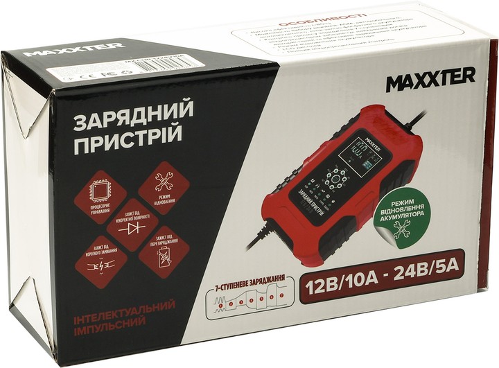 в продажу Інтелектуальний зарядний пристрій Maxxter MX-CHR-1224V10A - фото 3