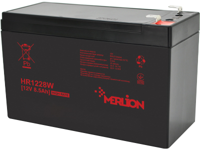 Аккумулятор Merlion HR1226W, 12V 8Ah, Black