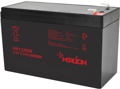 Merlion HR1226W, 12V 8Ah, Black